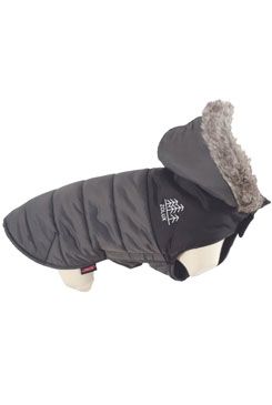 Levně Obleček voděodolný pro psy Mountain černý 35cm Zolux