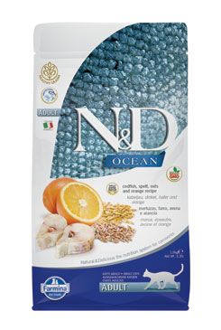 Levně N&d Ocean Cat Lg Adult Codfish & Orange 1,5kg