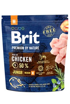 Levně Brit Premium Dog By Nature Junior M 1kg