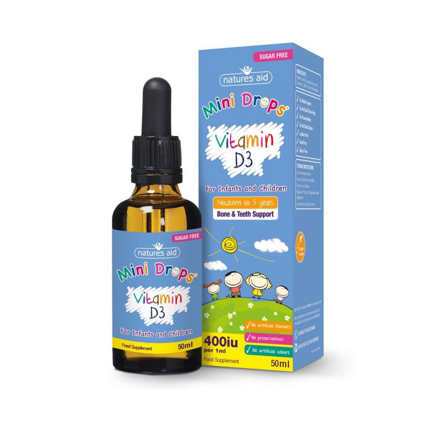 Levně Vitamin D3 Kapky Pro Děti A Kojence 50ml
