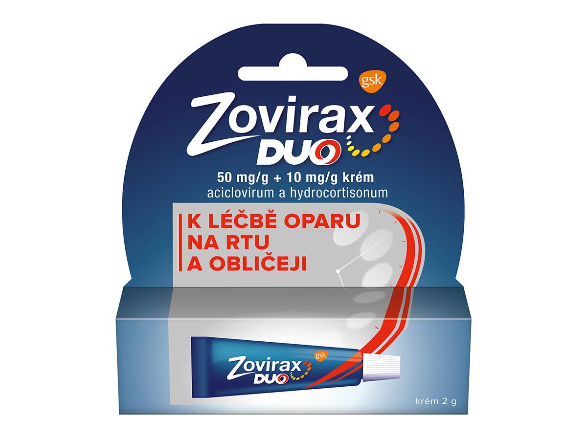 Zovirax Duo Krém na opary 2 g